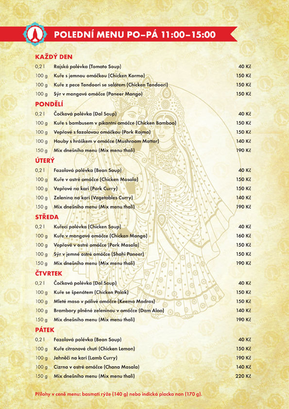 polední menu